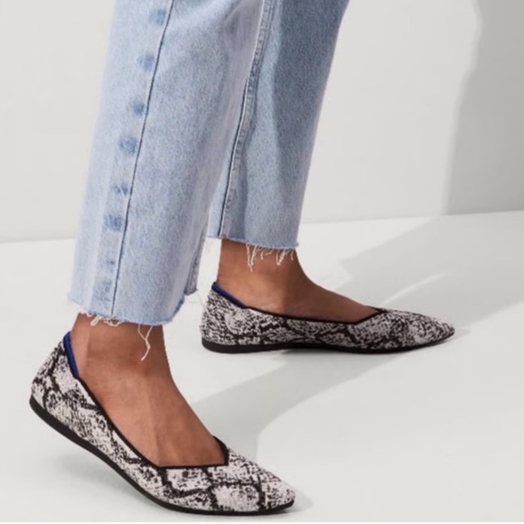 Rothy's The Point Python shoe flat 7.5 - Picture 2 of 5